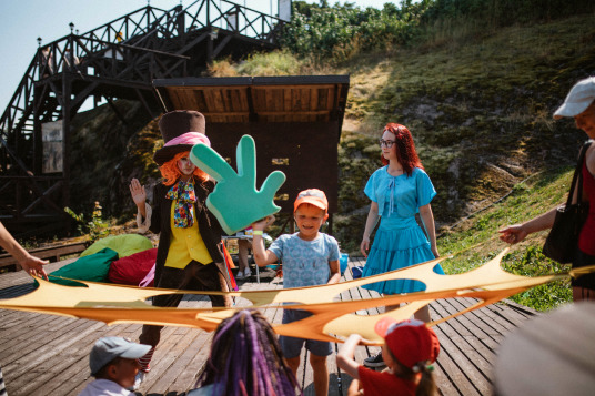 Children's animation programmes in Vyborg at the Alice in the Chocolate Land open-air venue